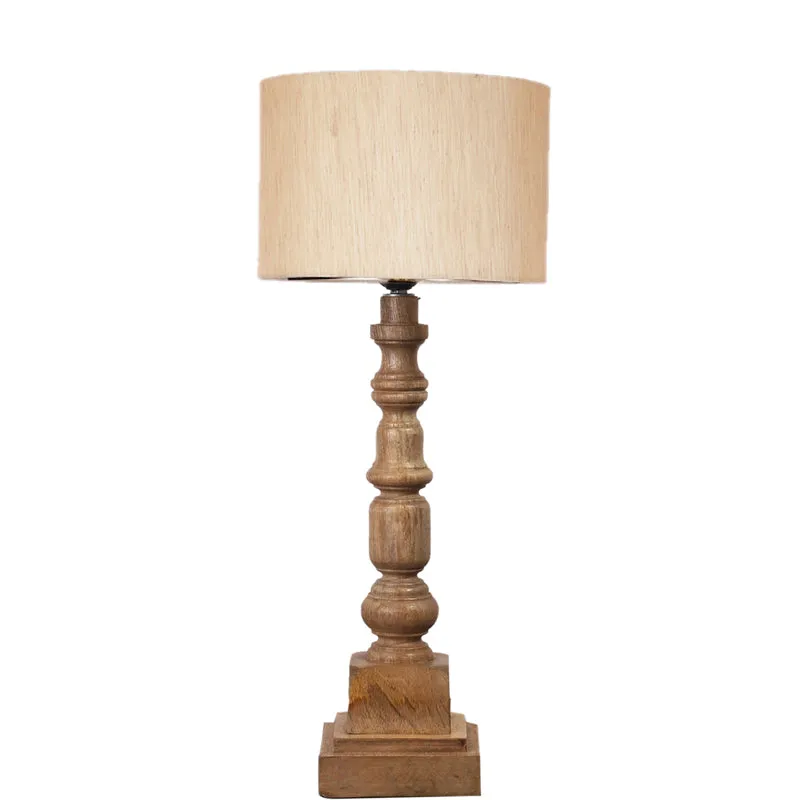 Cotin I Arbor Wooden Table Lamp - Beige,Brown media 6
