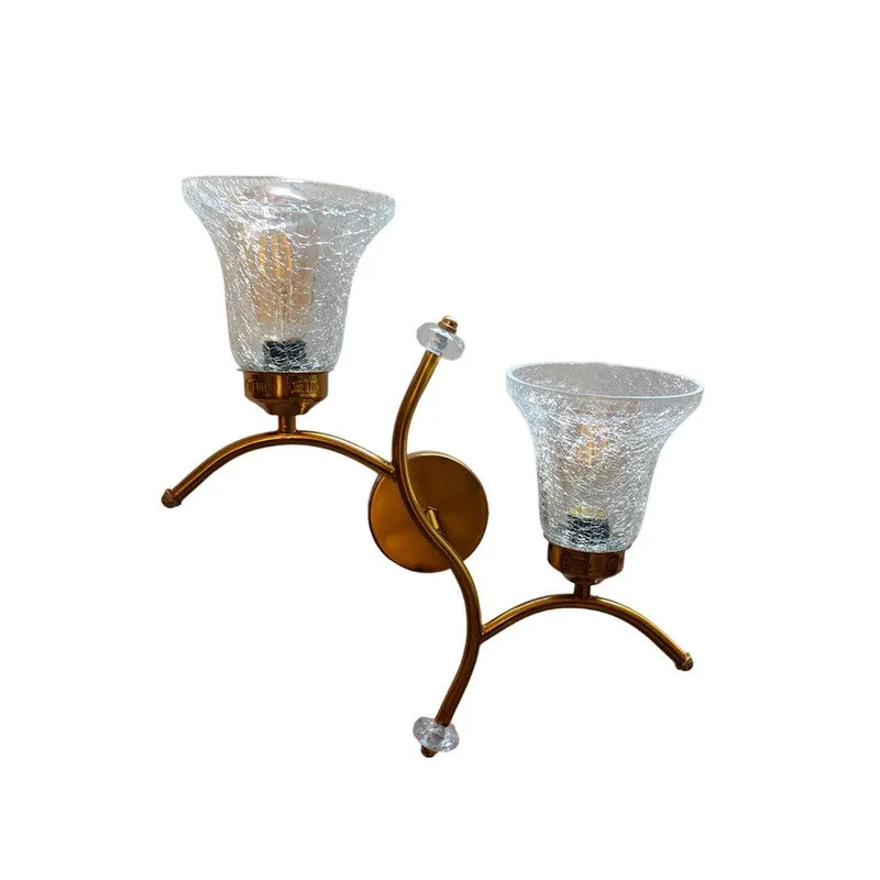 Aurelia Glow Twin Glass Wall Lamp - Transparent media 4