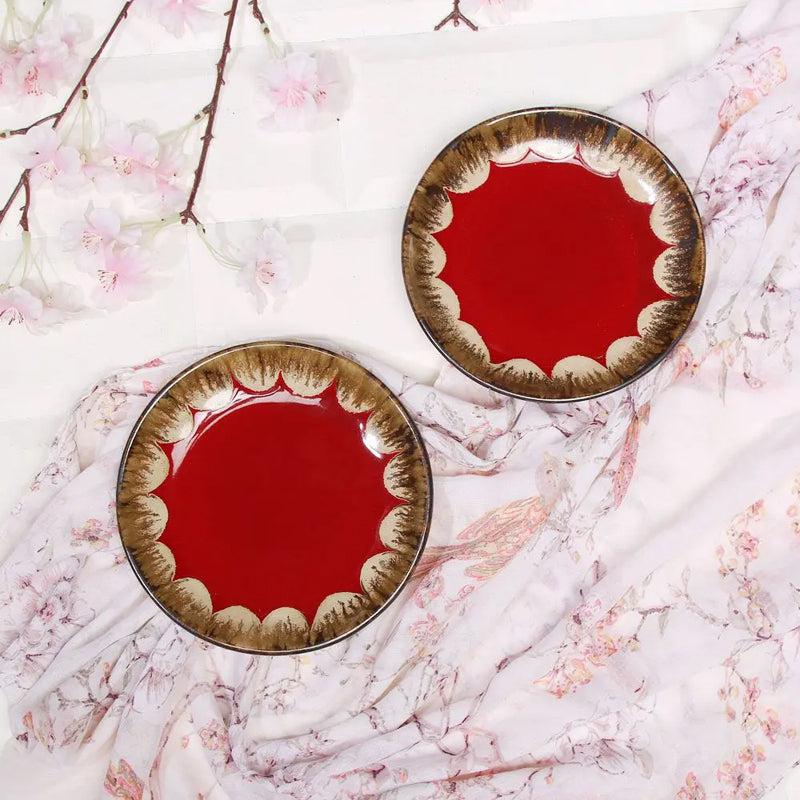 Gramae Handmade Quarter Plate - Set of Two