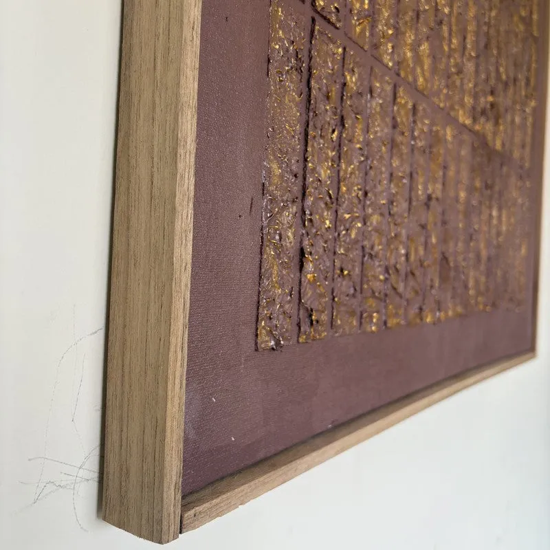 Golden  Rhythm Textured Canvas Wall Art media 6