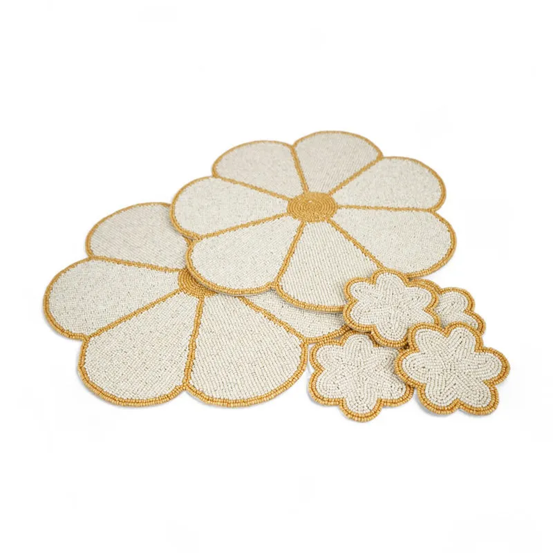 Fiora Beaded Table Mat - Set Of Two media 5