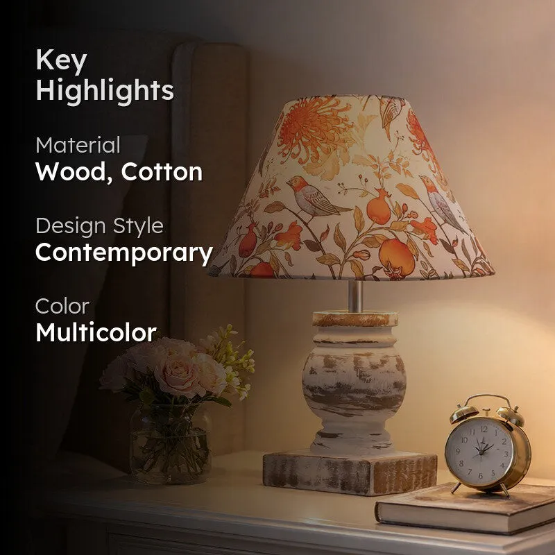WingWhisper Wooden Table Lamp media 2
