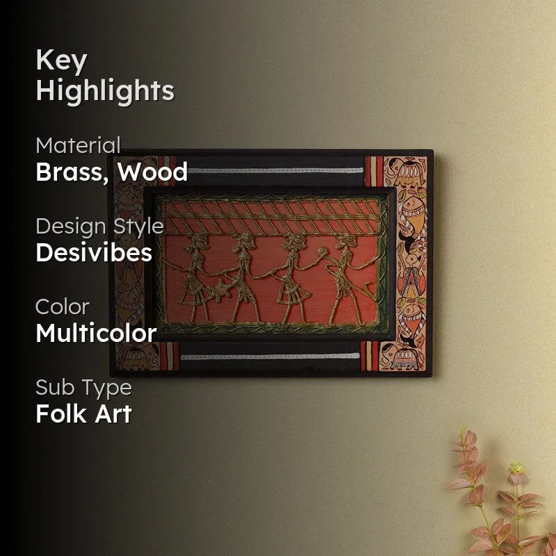 Einar Brass & Wood Wall Accent media 2