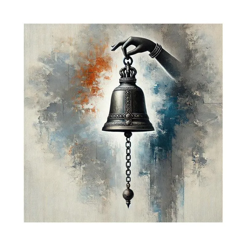 Eternal Bell in Hand Wall Painting media 4
