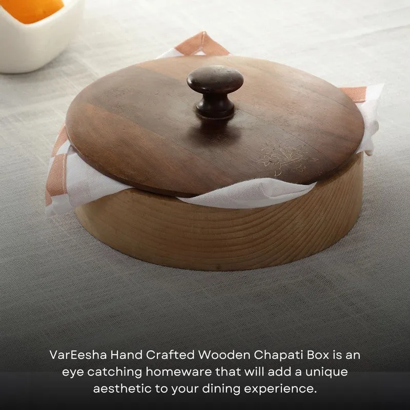 Elegant Oven-Safe Sheesham Wood Casserole media 5