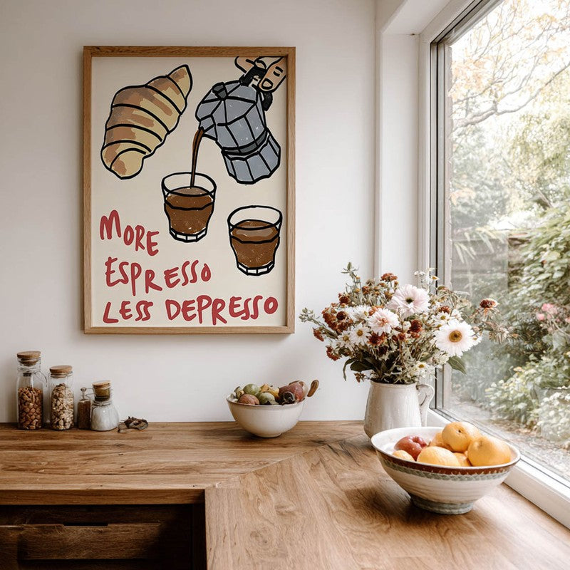 Coffee Craft Archival Canvas Wall Art - Brown media 8
