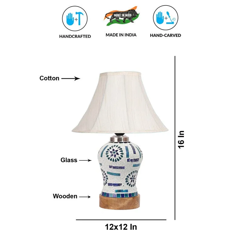 Rattanique Wooden Table Lamp - Multicolor media 9