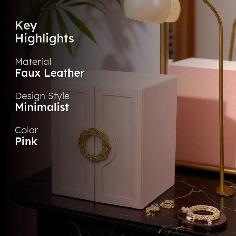 Heirloom Petite Faux Leather Jewel Box media 2