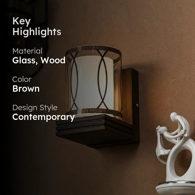 Aurela Wooden Wall Lamp media 2