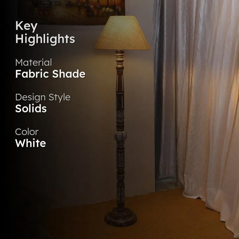 Colton Ezra Floor Lamp - White media 2