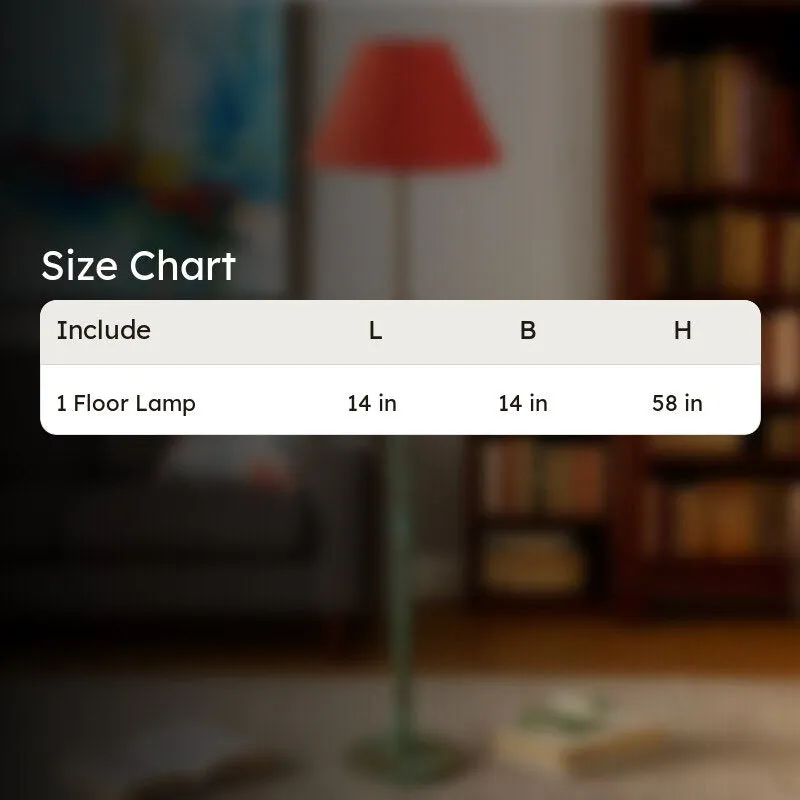 Canyon Glow Wooden Floor Lamp - Orange media 9
