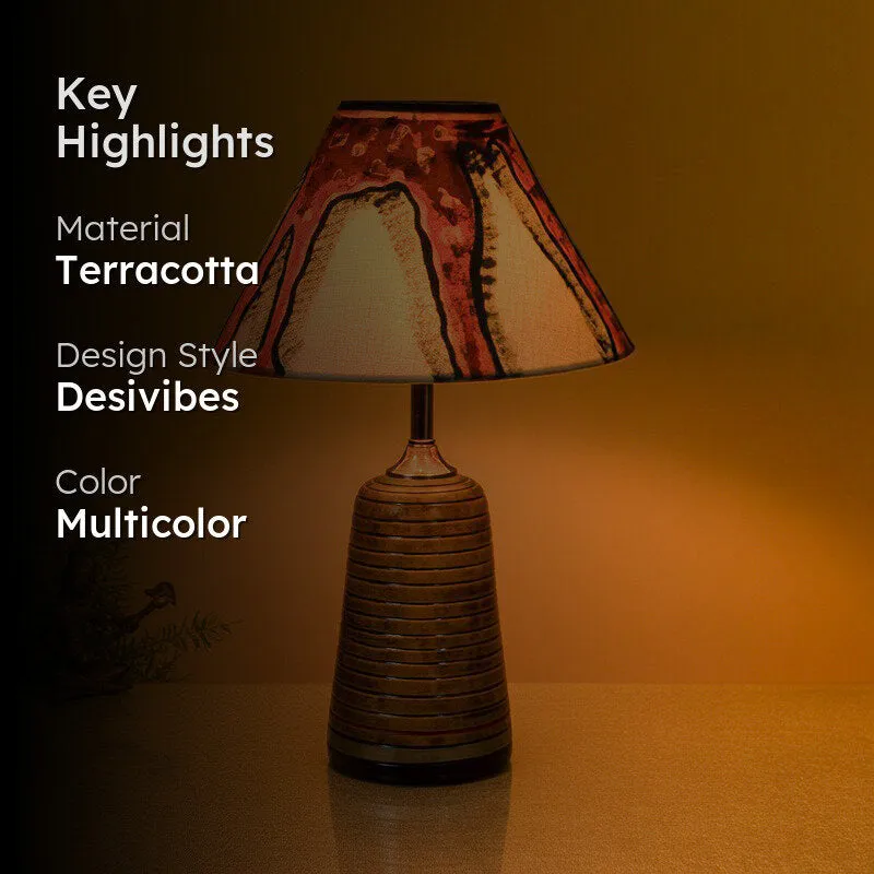 Kanta Terracotta Table Lamp - Multicolor media 2