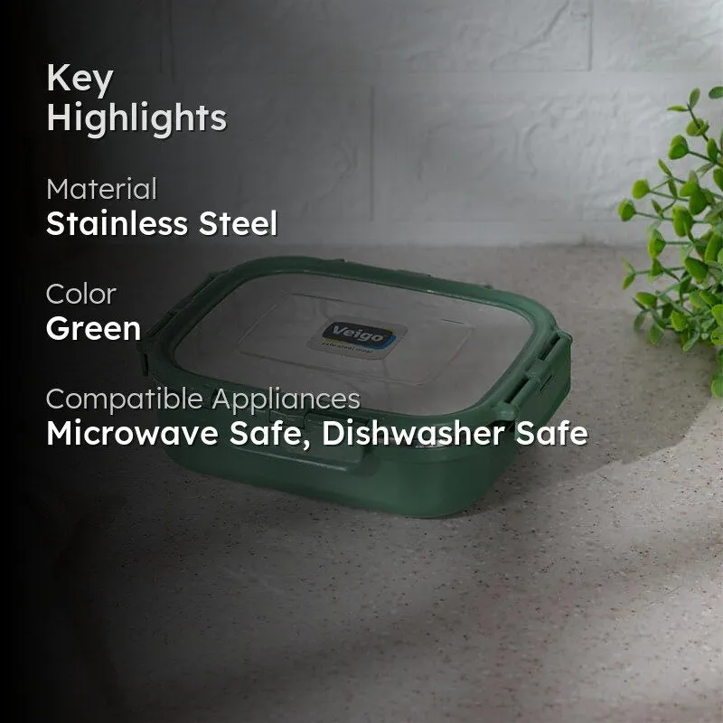 Vault Microwave Safe Lunch Box (Green) - 575 mL media 2