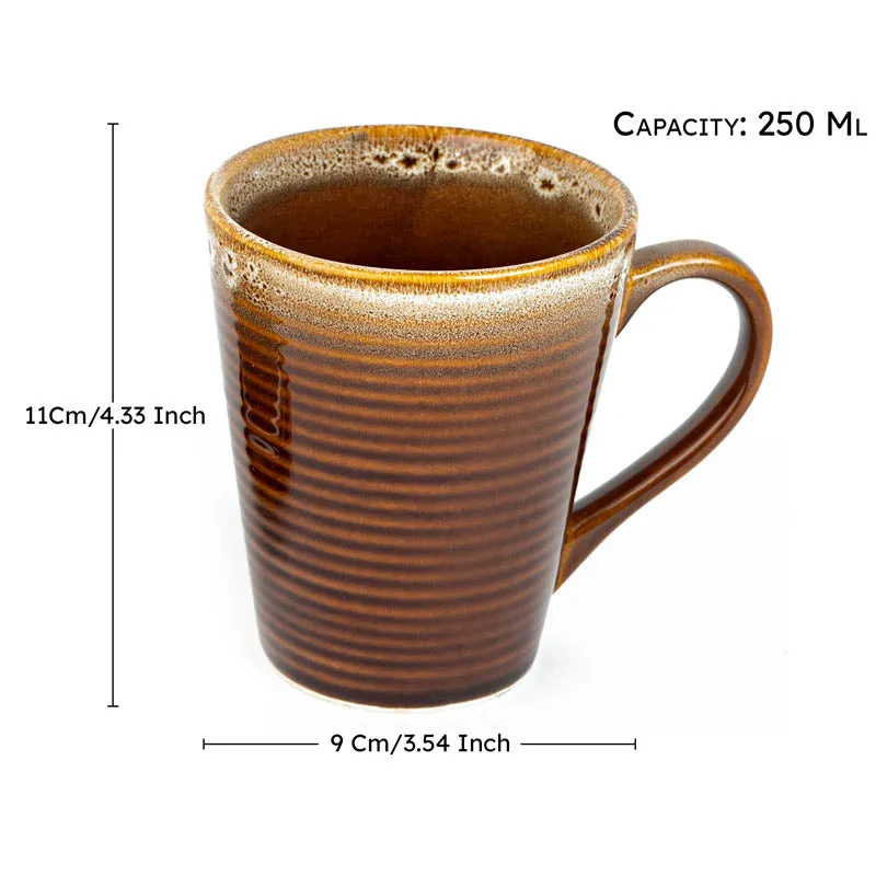 Vriksha Ceramic Mug With Infuser - 250 ML media 4