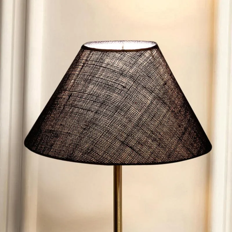 Loft Gleam Jute & Metal Table Lamp (Empire) - Blue,Gold media 3