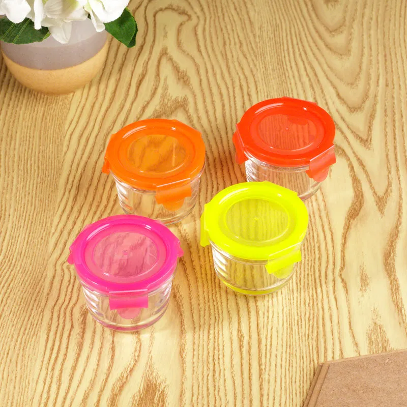Tintin Mini Glass Containers(120 mL Each) - Set Of Four media 3