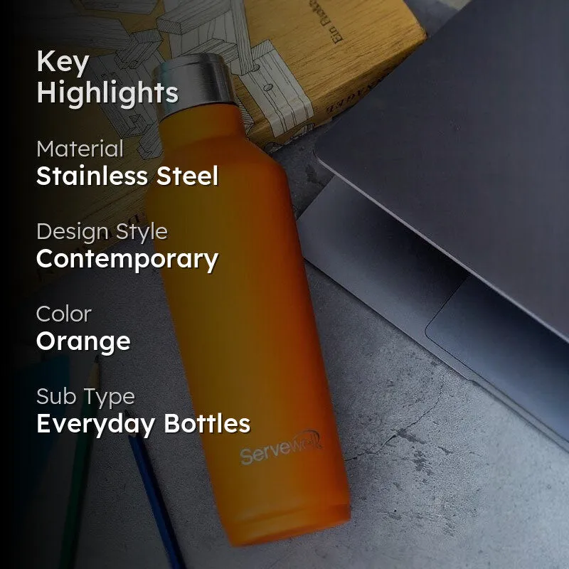Steel Chill Bottle (820 mL) - Sunset Orange media 2