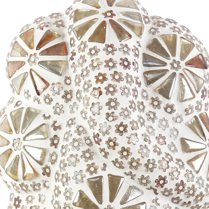 Mangalam Ganesha Glass Wall Lamp - White media 7