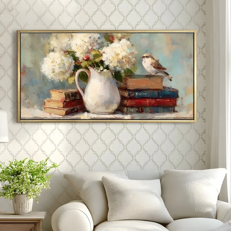 Botanical Charm Canvas Wall Painting With Frame media 4