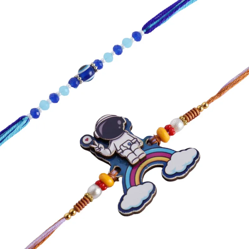 Astro I Rakhi with Roli Chawal - Three Piece Set media 7
