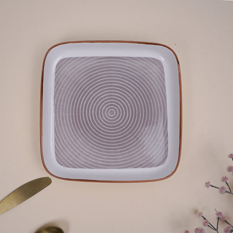 Trovo Square Snack Plate - Set Of Six media 3