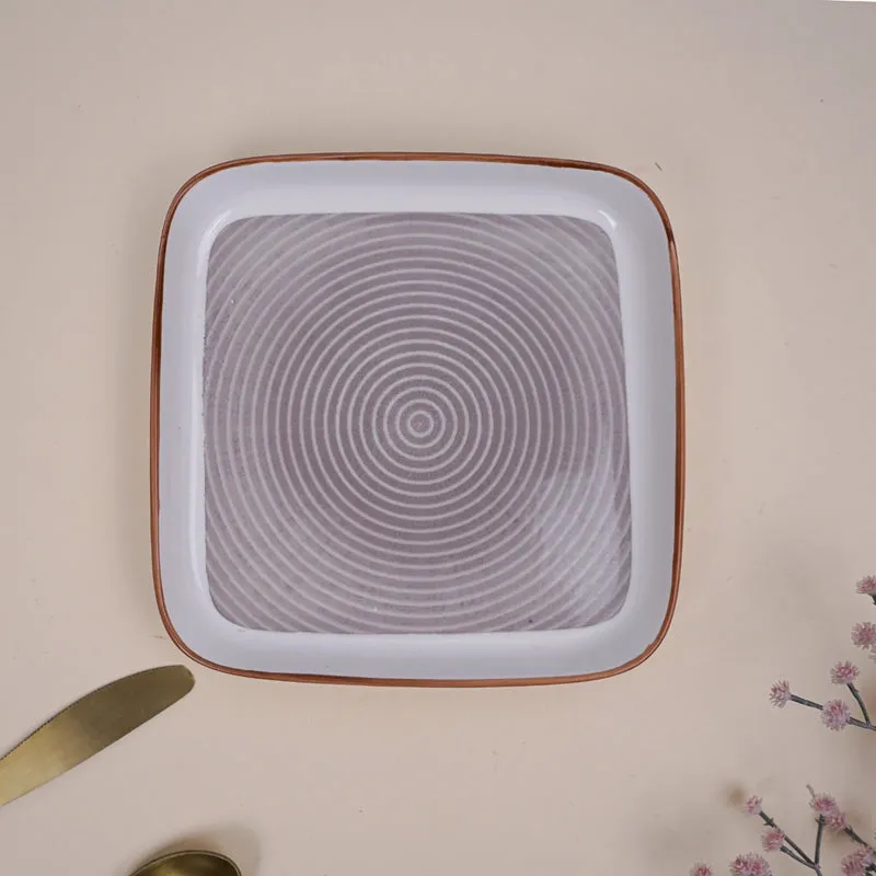 Trovo Square Snack Plate - Set Of Six media 3