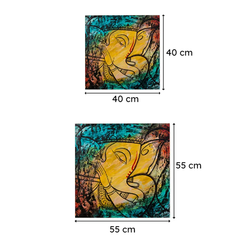 Ganesha Venu Canvas Wall Art media 7