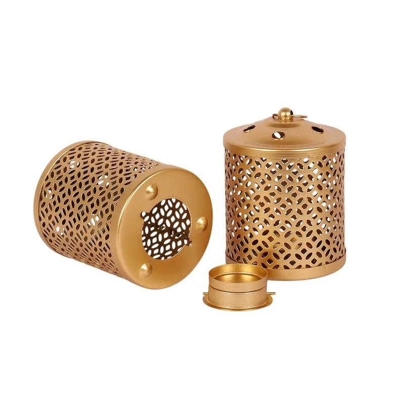 Lattice Tealight Candle Holder - Set Of Two media 11