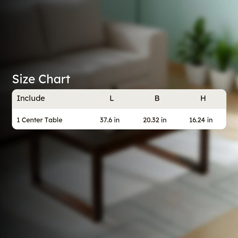 Zexon Sheesham Wooden Center Table - Brown media 9