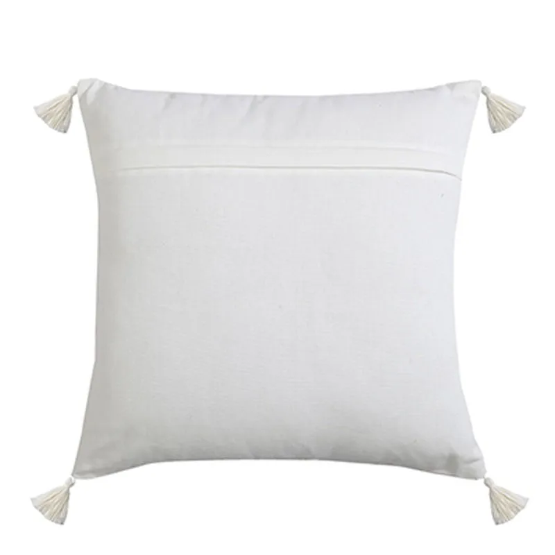 Tahitian Pearl Embroidered Cotton Cushion Cover - Set Of Two media 5