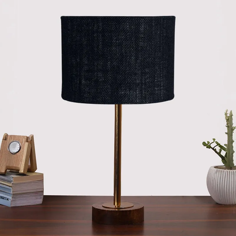 Sienna I Rodin Wooden Table Lamp - Black,Gold,Brown media 3