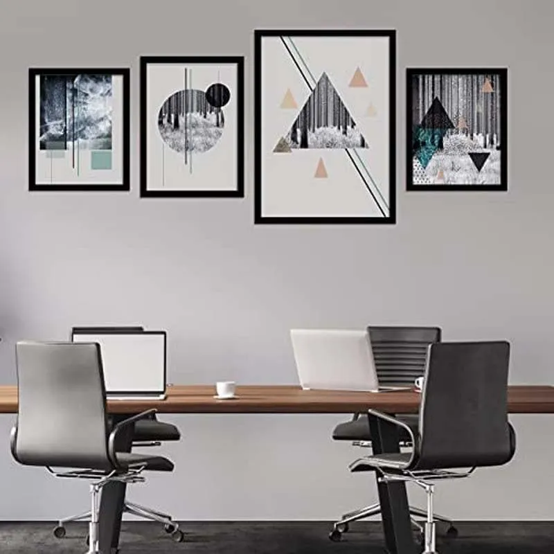 Nature In Shapes Wall Art - Set Of Four media 1