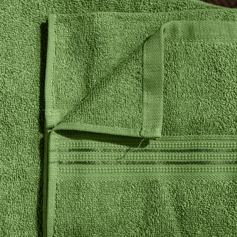 Micro Cotton LuxeDry Solid Bath Towel - Forest Green media 6