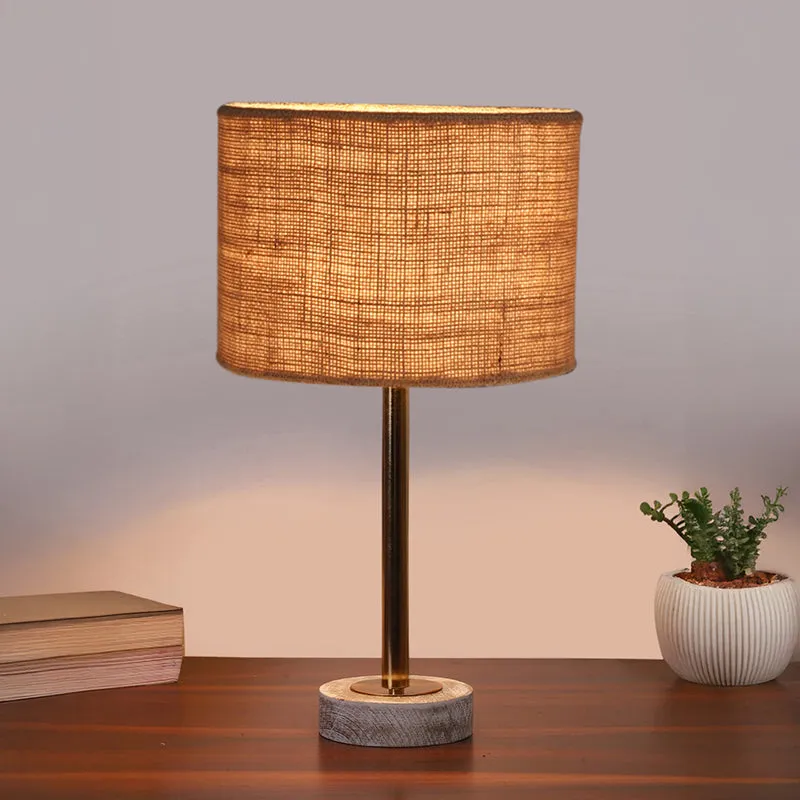 Sienna I Rodin Wooden Table Lamp - Beige,Gold,White media 2