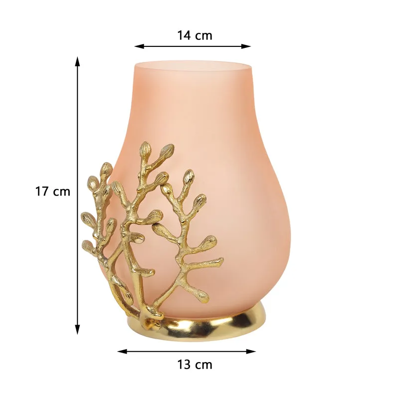 Roscoe Branched Glass Vase - Peach media 6