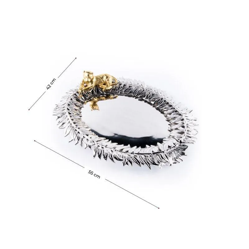 Oval Foliage Platter media 4