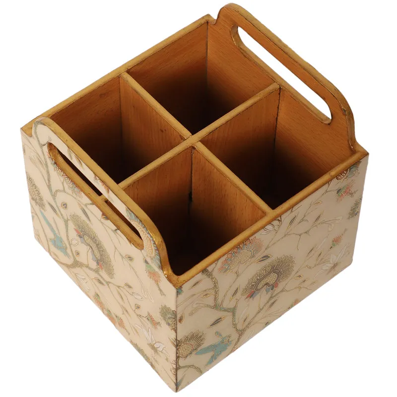 Blossom Glow Four-Compartment Cutlery Stand media 4