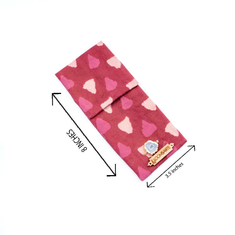 Bagru Rhythm Multiutility Fabric Pouch media 6