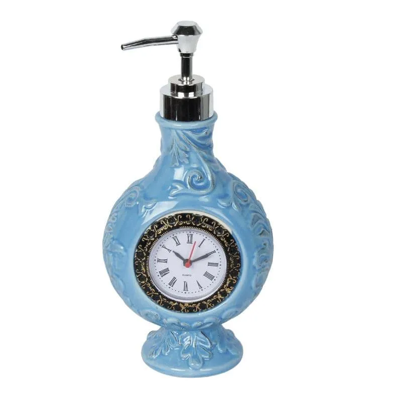 Antique Timer Soap Dispenser - Blue media 4