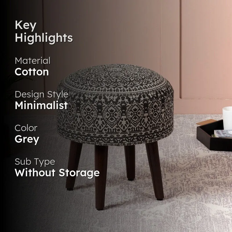 Calm Comfort Ottoman - Grey media 2