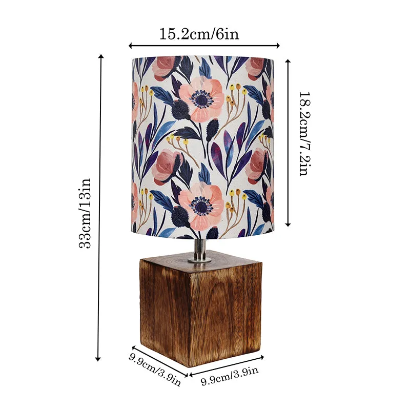 Oleda Flora Wooden Table Lamp - Multicolor media 5