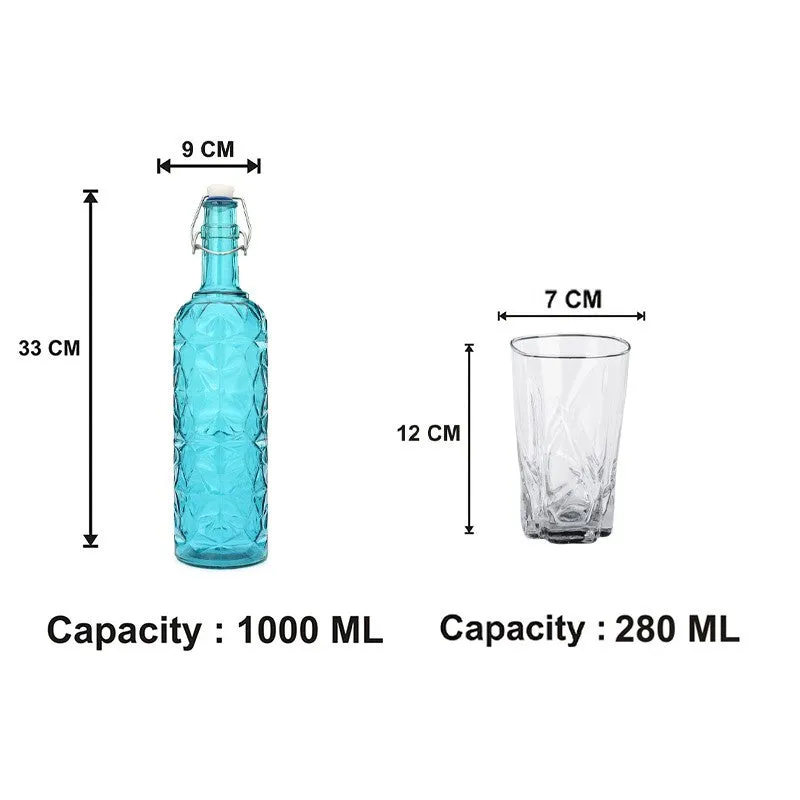 Ulrich 1000 mL Water Bottle With 280 mL Glasses - Five Piece Set media 6