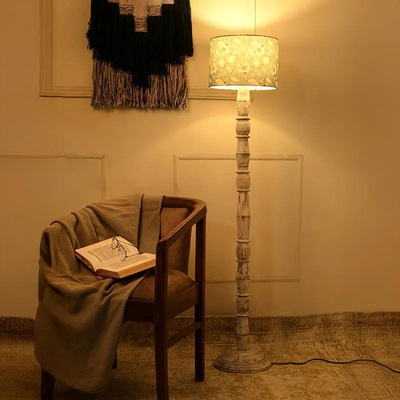 Nocturne Bleu Flora Floor Lamp media 1