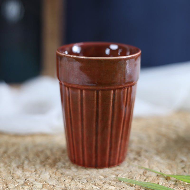 Nicoletta Ceramic Kulhad (Rust Red) -150 mL
