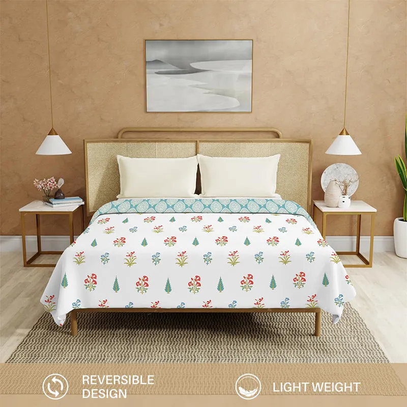 Urban Space High Garden Reversible Dohar - Red media 5