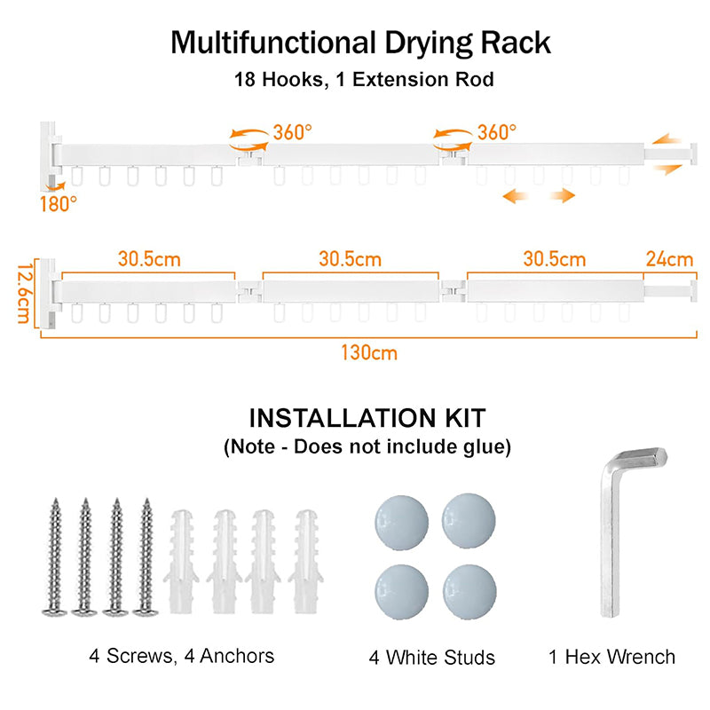 Aligno Clothes Drying Rack media 6