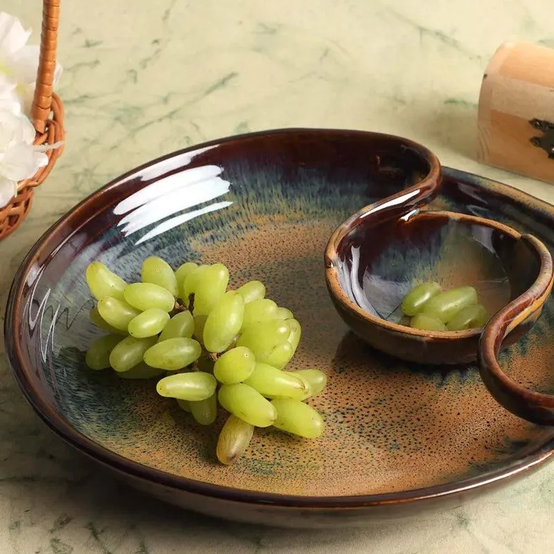 Sragen Handmade Ceramic Platter media 3