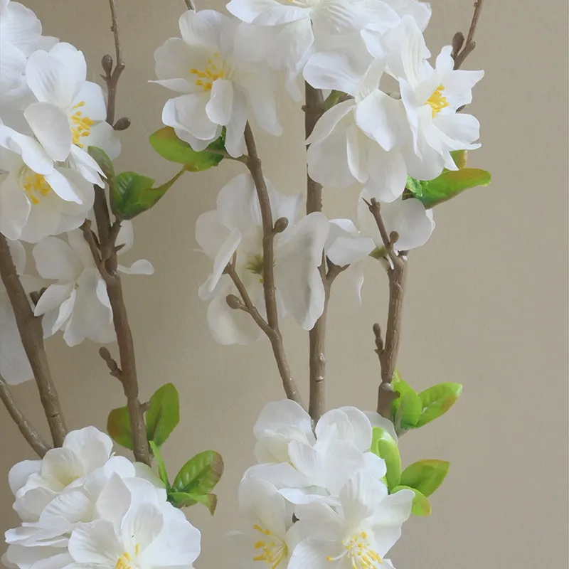 Lunis Artificial Flower Stick (White) - Set Of Two media 5