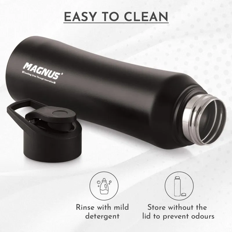 Fluxa Stainless Steel Water Bottle (Black) - 1000 mL media 8