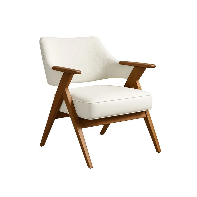 Steve Accent Chair - White media 3